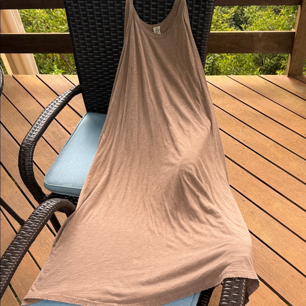 Magnolia Pearl muted brown tank maxi